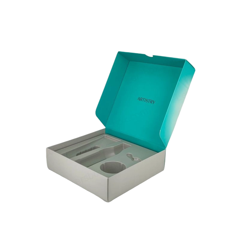 可折叠纸折边盒，用于高效存储和时尚产品包装解决方案 PTE003