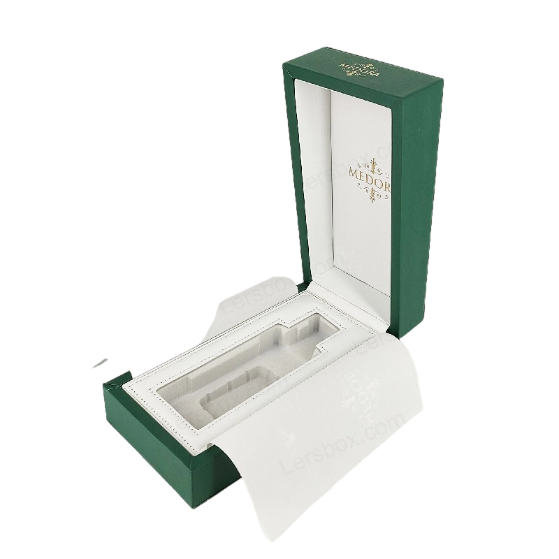 适用于豪华包装的 PU 皮盒，非常适合礼品、零售展示和存储 PU003