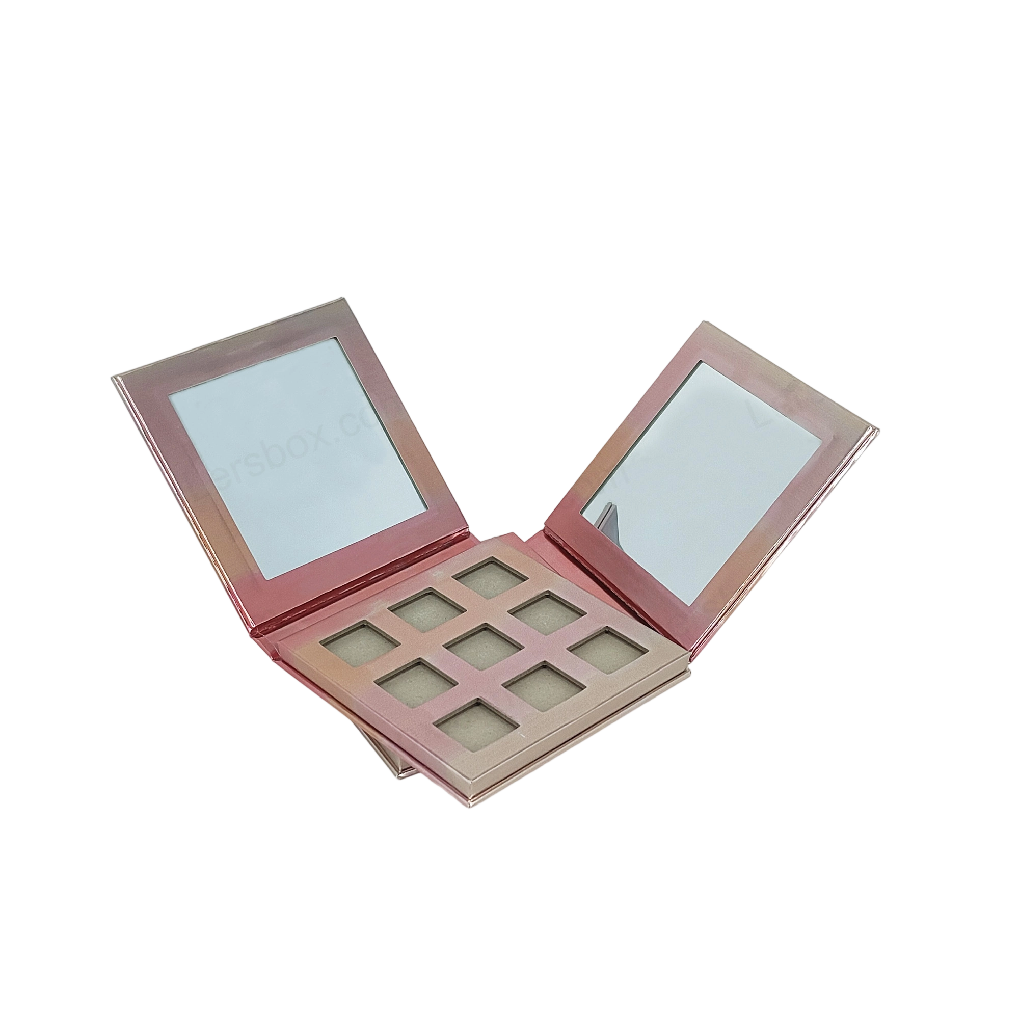 定制徽标化妆品泛粉色轮廓腮红粉饼纯素化妆品 Maquillaje 自有品牌腮红调色板 Palette003