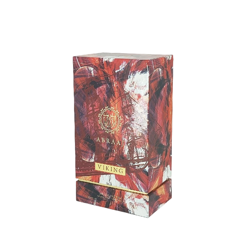 带 EVA 泡沫衬里和刚性底座的金箔香水盒，适用于优质包装 HP023