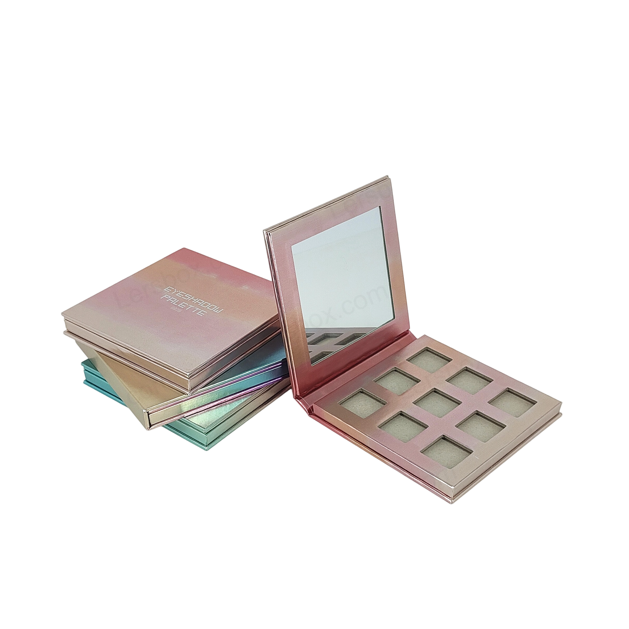 定制徽标化妆品泛粉色轮廓腮红粉饼纯素化妆品 Maquillaje 自有品牌腮红调色板 Palette003
