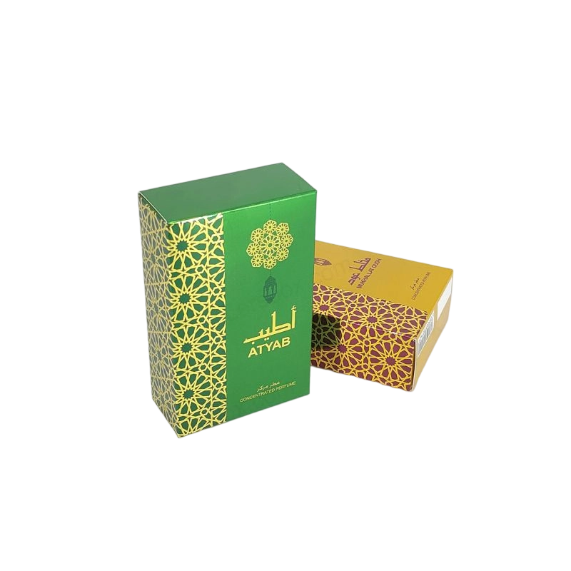 适用于奢侈品的印刷纸折边盒，非常适合运输和零售包装 PTE008