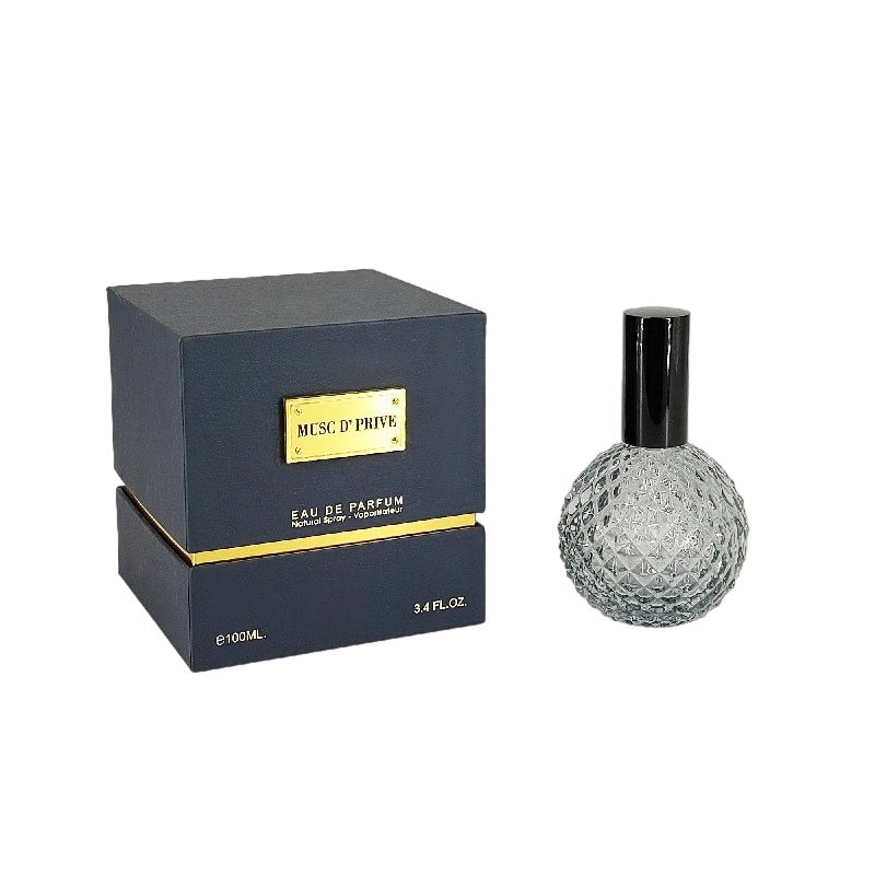 豪华金箔香水包装，采用手工制作的刚性结构和 EVA 托盘插入件 HP030